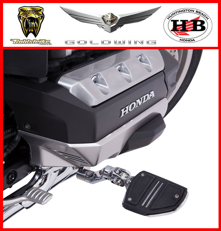 GOLDSTRIKE CHROME 3-WAY ADJUSTABLE HIGHWAY PEG MOUNTS