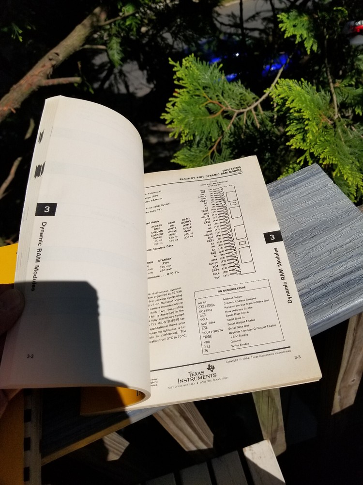 2 VINTAGE TEXAS INSTRUMENTS BOOKS DATA ELECTRONIC MANUAL MOS MEMORY SUPPLEMENT