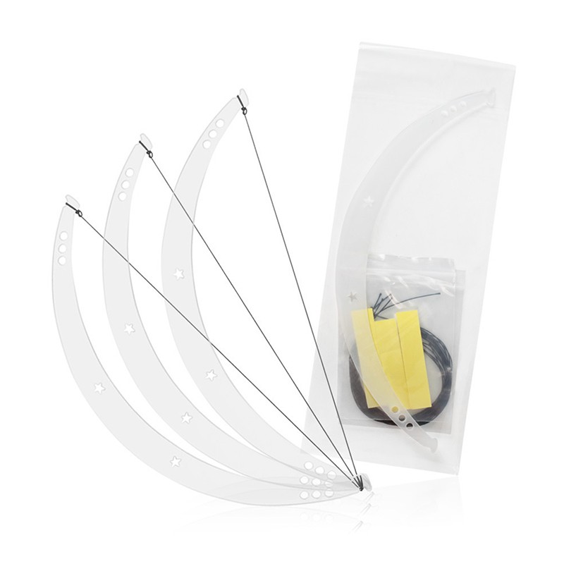 Ruler Positioning Bow Eyebrow Mapping Make Up Measuring Tool Thread Dyeing .MC