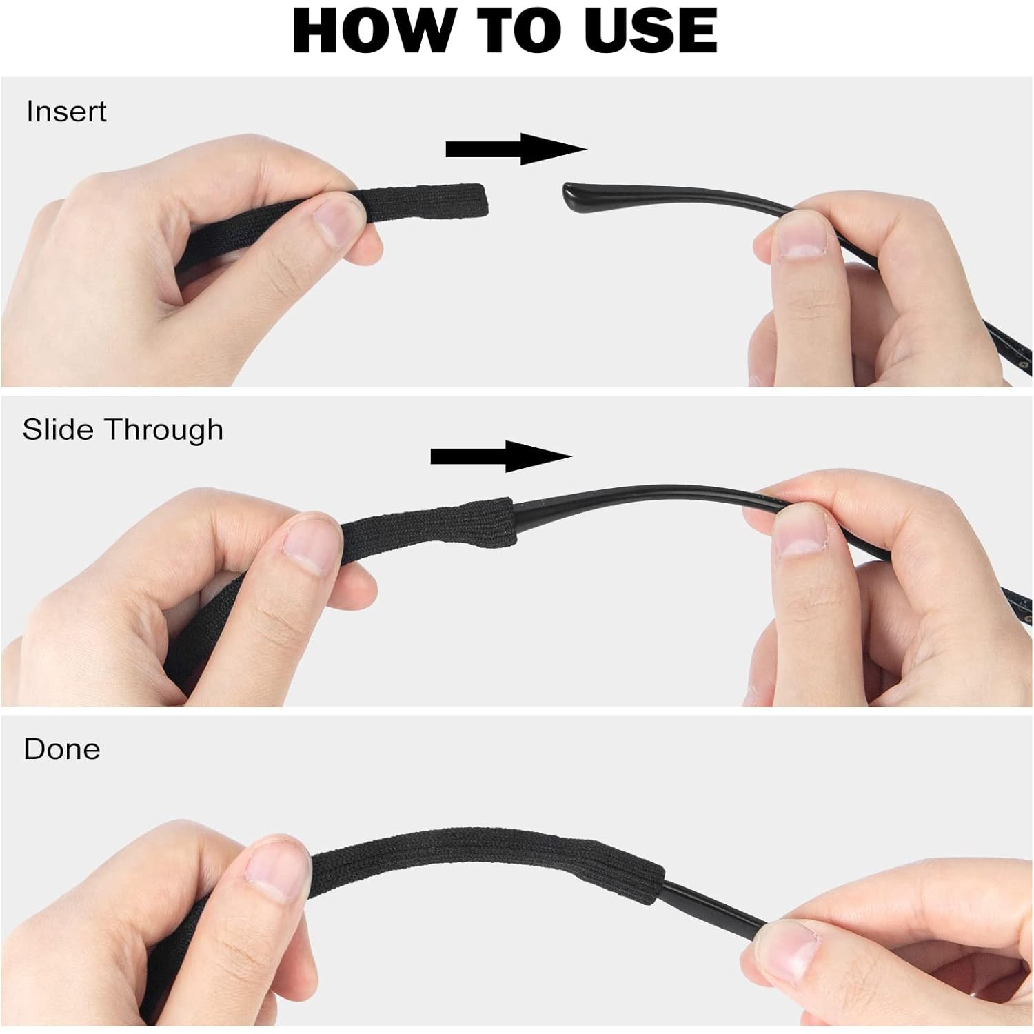 1~3 Sport Sunglass Neck Strap Eyeglass Read Glasses Neck Cord Lanyard Holder