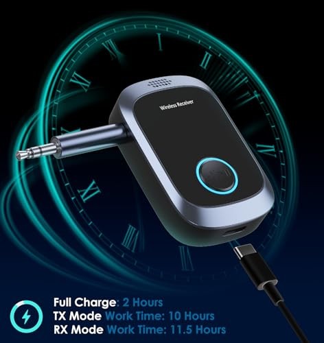 Bluetooth AUX Adapter for Car, Auxiliary Bluetooth Adapter for Car Music &