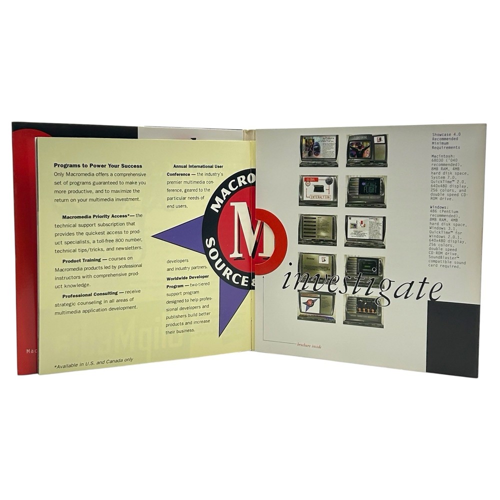 Macromedia 4.0 Multimedia Showcase International User Conference CD 1995