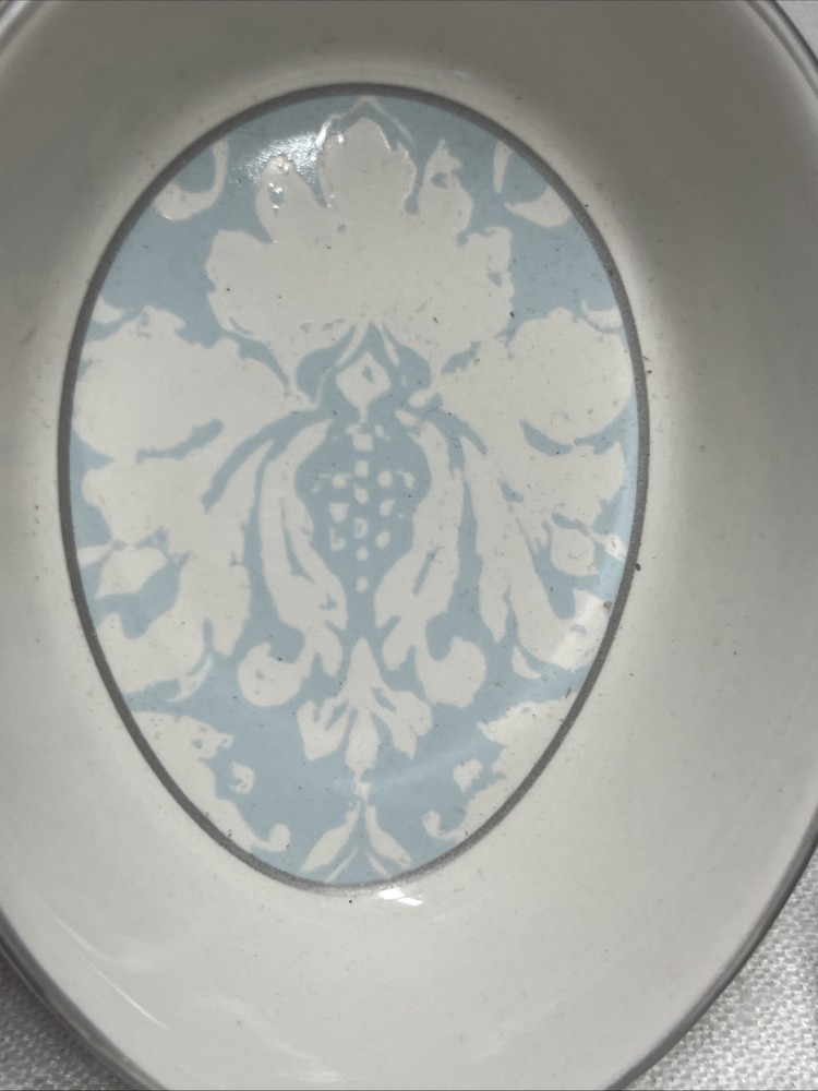 4! New Williams Sonoma Damask Easter Ramekins Baking Oven Safe Set Dish Priority