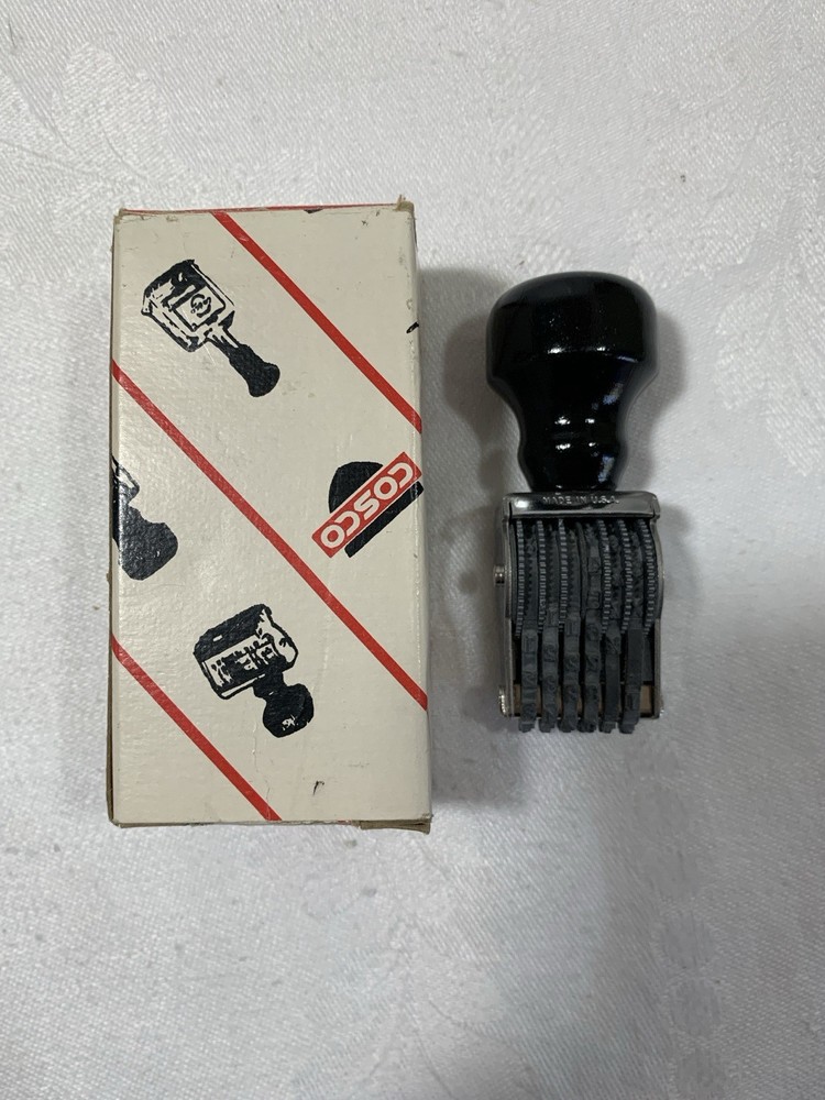 Vintage Pullman Number Stamp NIB  PN# 00-6
