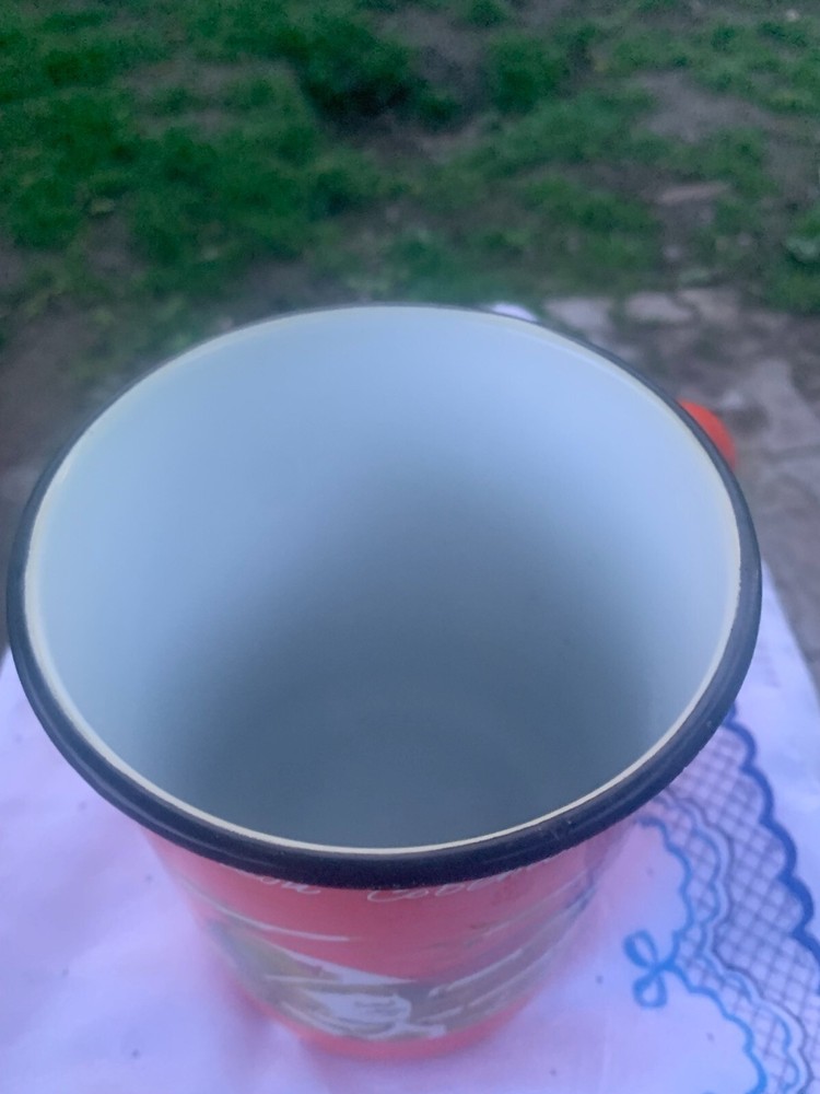 Large enameled mug specially made for Soviet Army Day.