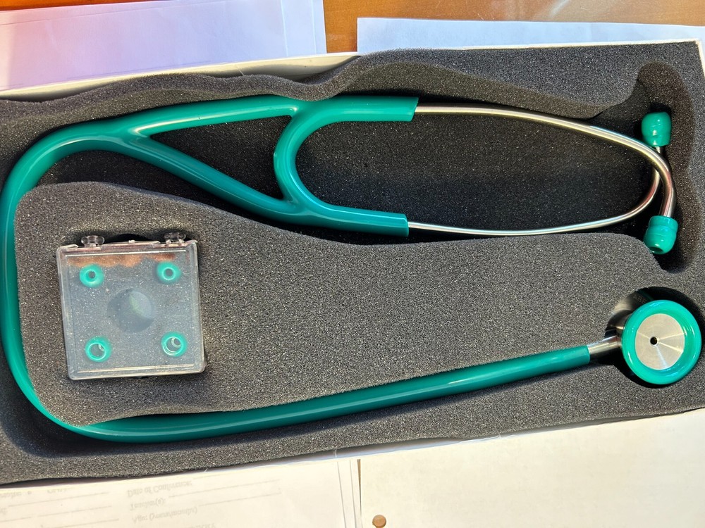 GREEN CARDIOLOGY STETHOSCOPE DIAPHRAGM PROFESSIONAL DOUBLE HEAD 