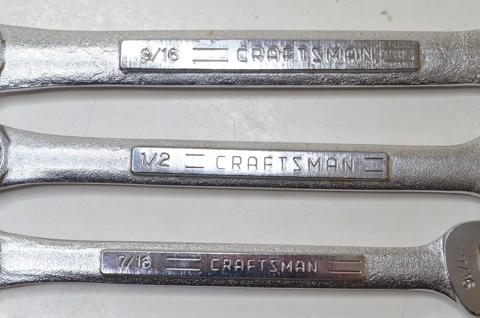 Vintage Craftsman 12pc Inch-SAE 12 Point Combination Wrench Set - Japan