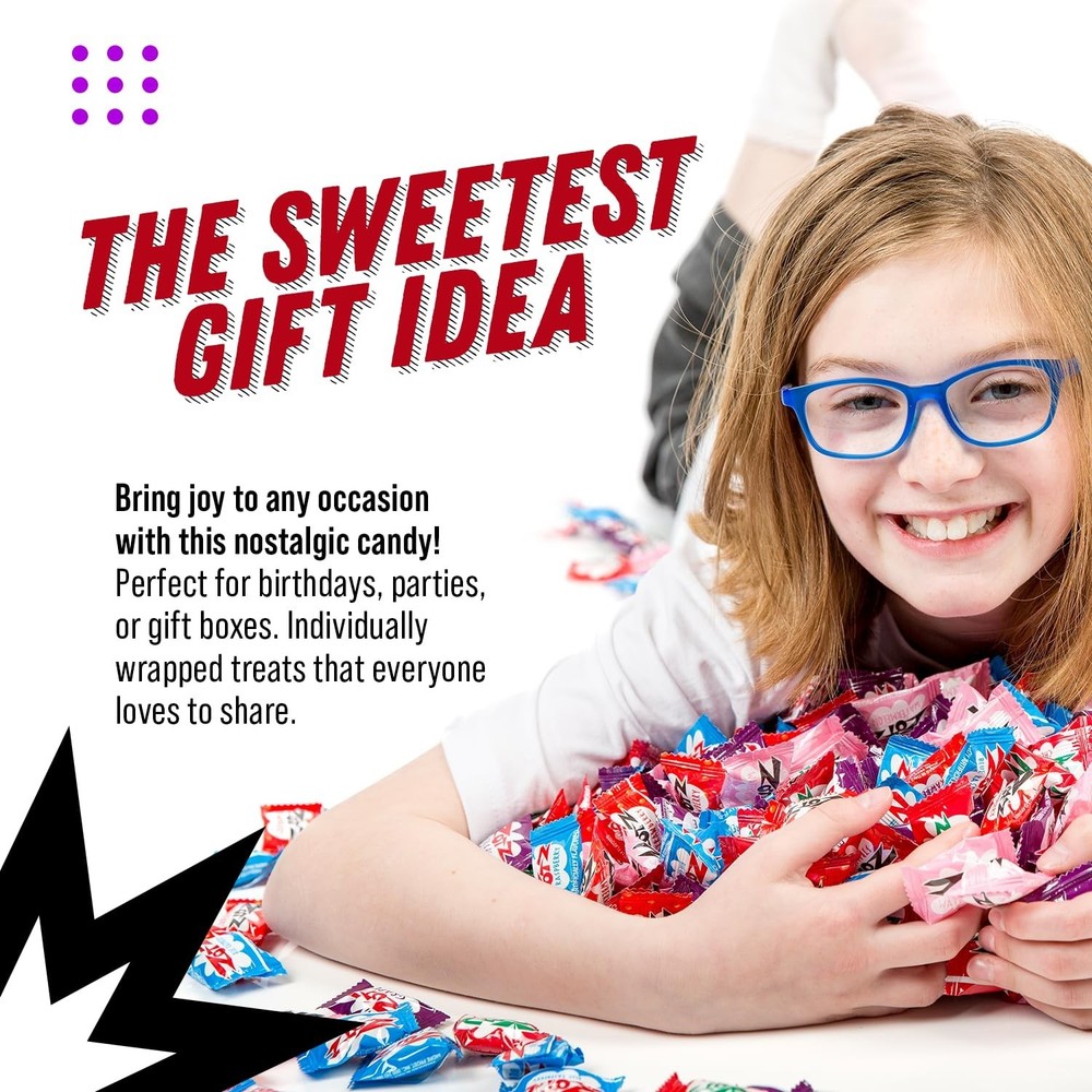 Fizzy Hard Candy Individually Wrapped - Bulk Pack