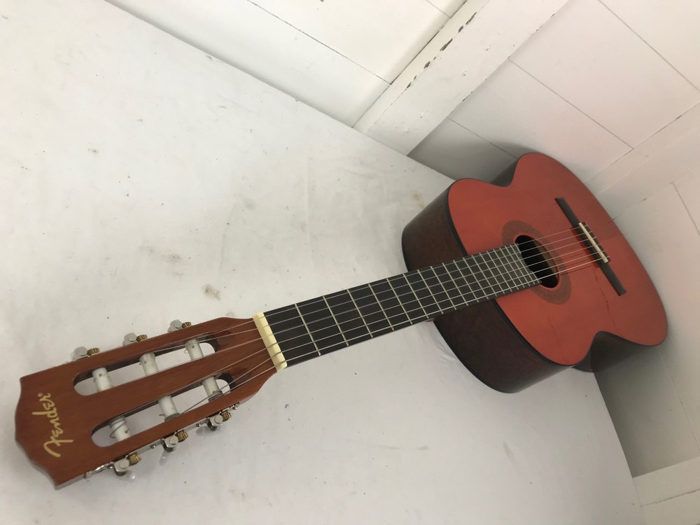 Fender Classical Folk Guitar w/ Case & More. Model CG-7. Fine Condition