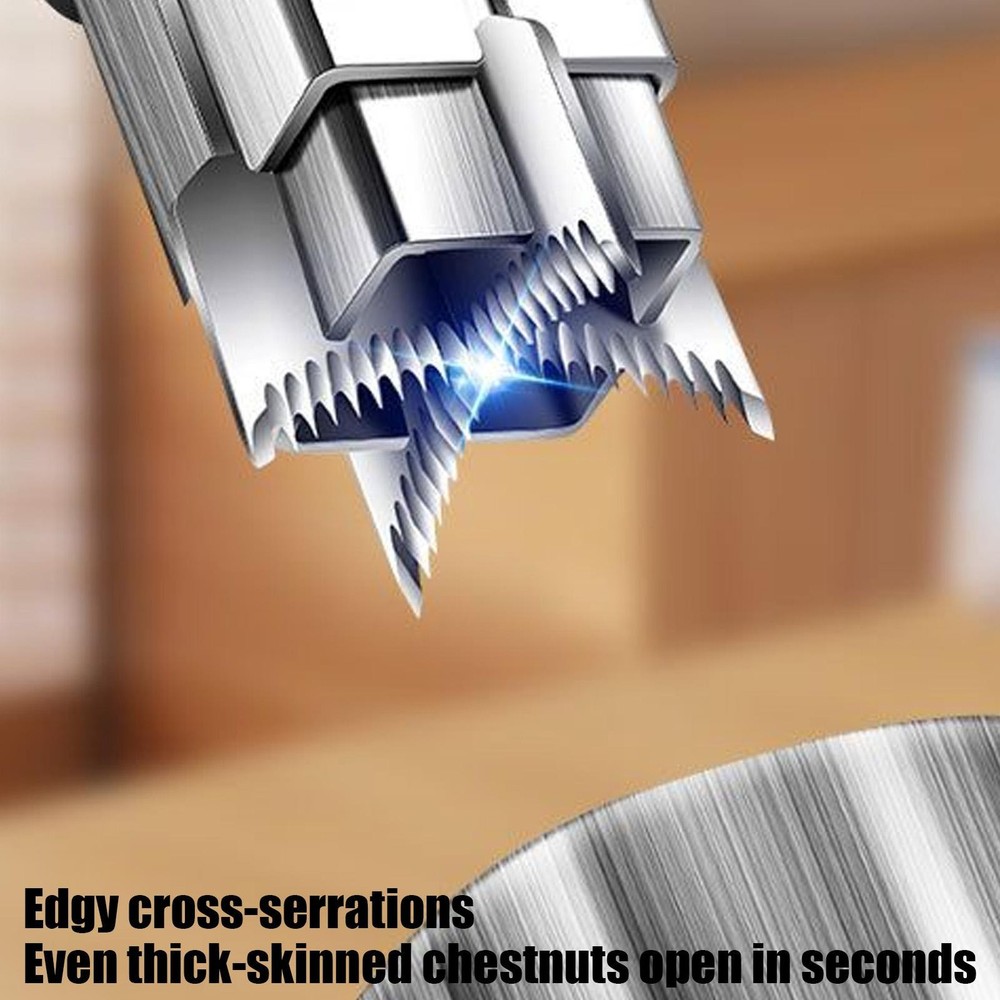 Chestnut Peeler Stainless Steel Cracker Tool Portable Nutcracker For Improved
