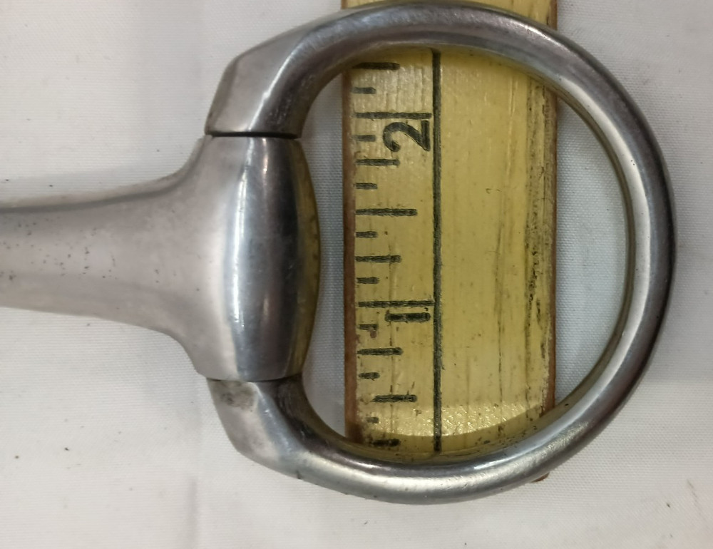 4 1/2" Stainless Steel Eggbutt Snaffle Bit