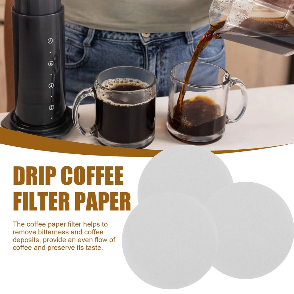 350PCS Round Disposable Drip Coffee Strainers for Coffee Maker6267