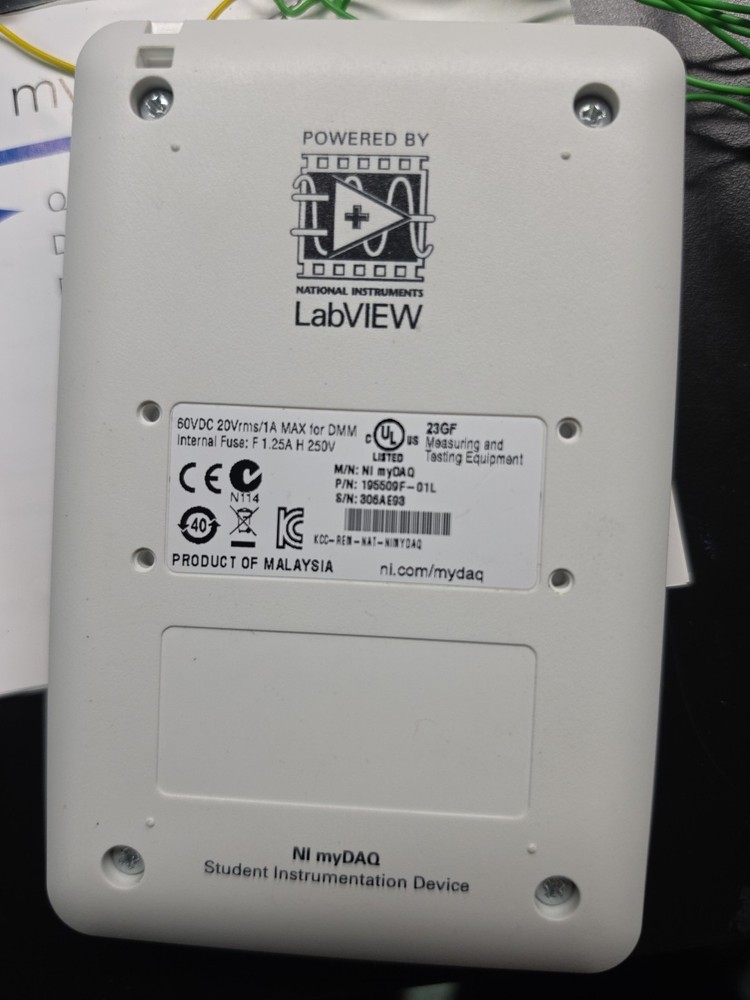 National Instruments NI myDAQ 800949B-01 Data Acquisition Module Kit
