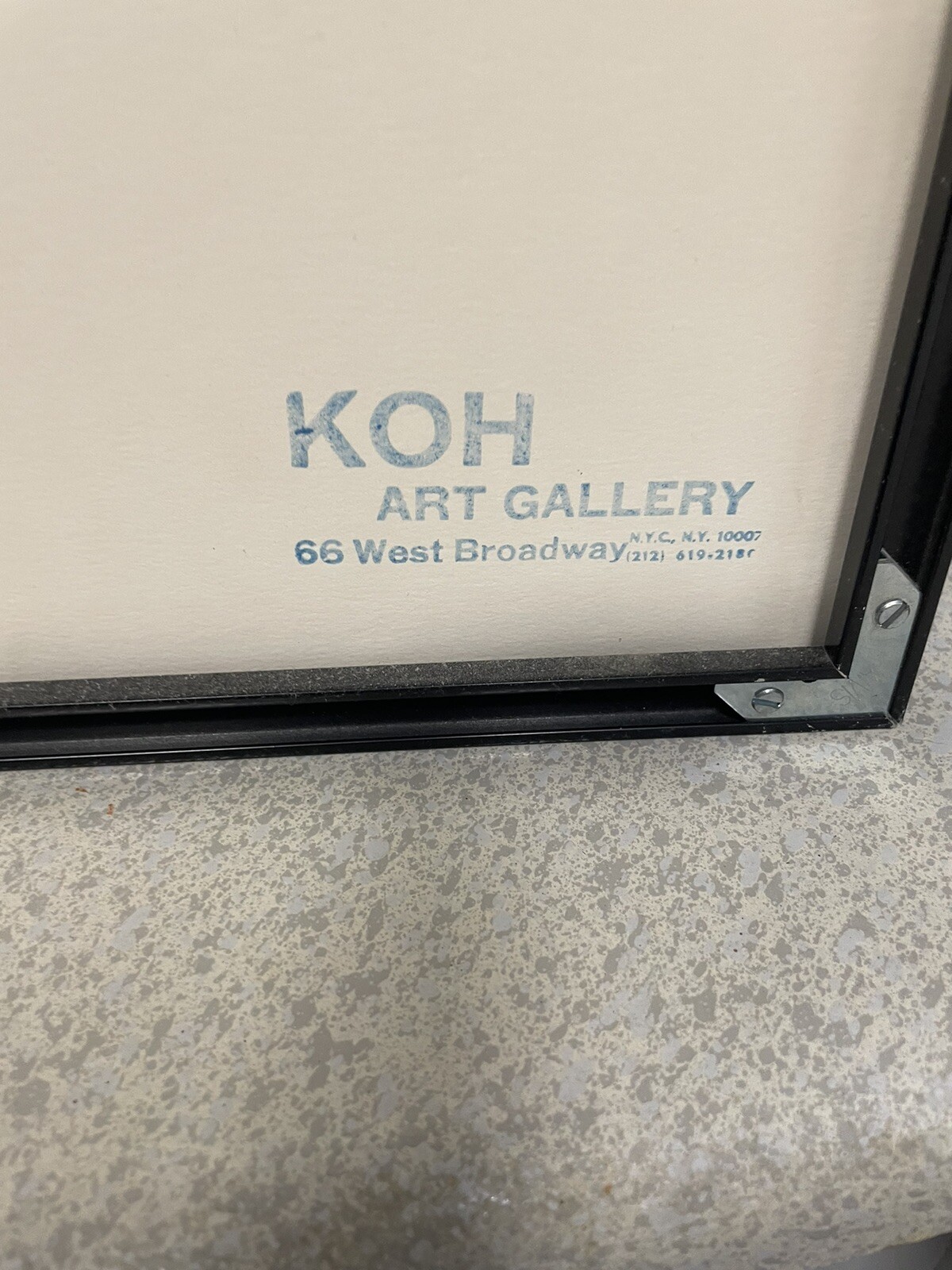 Janis Joplin Rare 1967 San Francisco Concert Poster 2nd print Mint & Framed