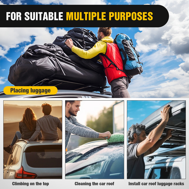 Car Door Step for Roof Access Universal Car Step Hook Max Load 400lbs 2 PCS