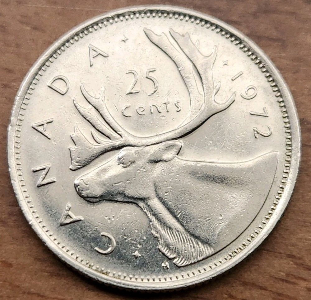 Canada 25 Cents 1972