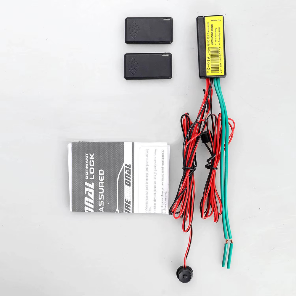 2.4Ghz RFID Immobilizer Wireless Engine Automatic Lock Car Alarm System Anti-Hij