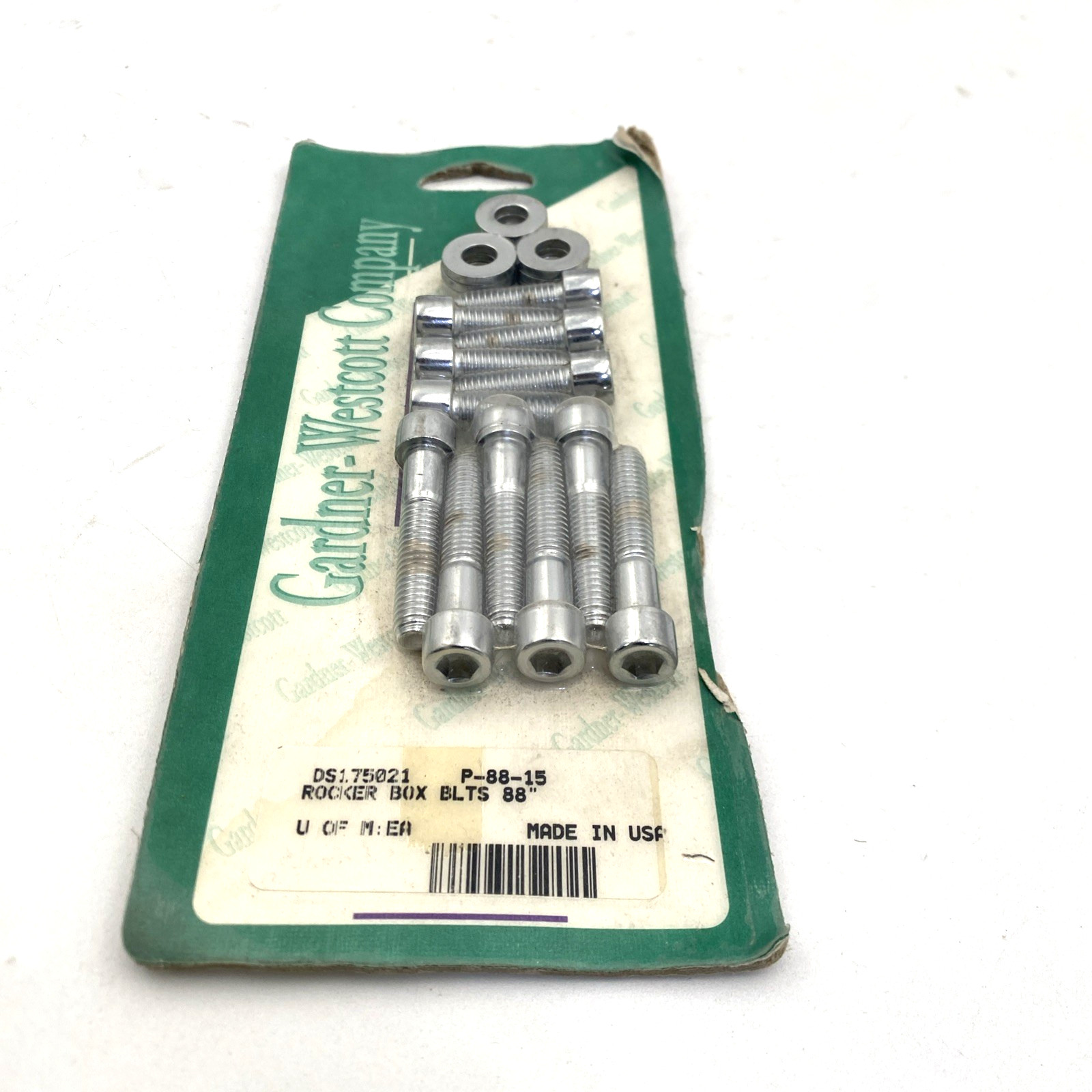 Gardner-Westcott P-88-15 Rocker Box Socket-Head Bolt Kit 99-17 Harley Twin Cam