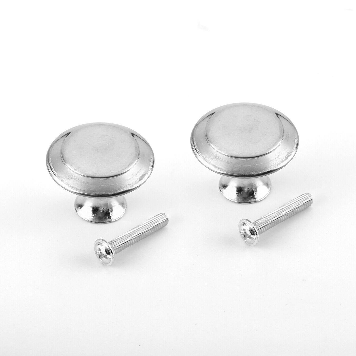 Lot Stainless Steel Door Knobs Cabinet Handles Cupboard Drawer Kitchen Pulls