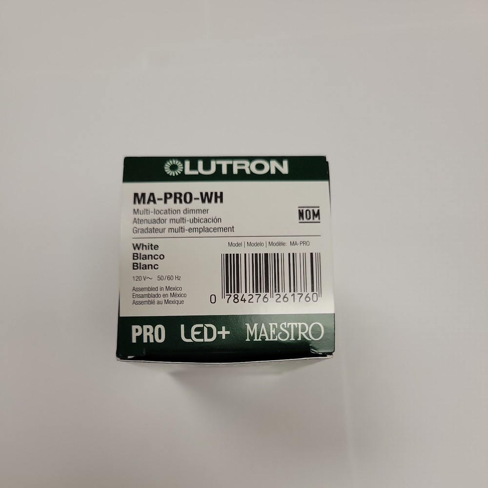 Lutron MA-PRO-WH Dimmer Wall Switch - White