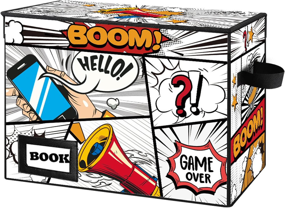 Collection Comic Book Storage Boxes, Protector Organizer 15.8" X 7.8" X 11.8" Co