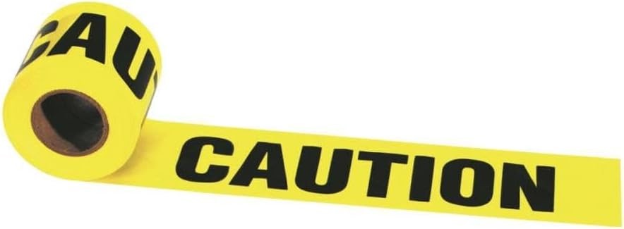 IRWIN STRAIT LINE Barrier Tape Caution 3inx300ft