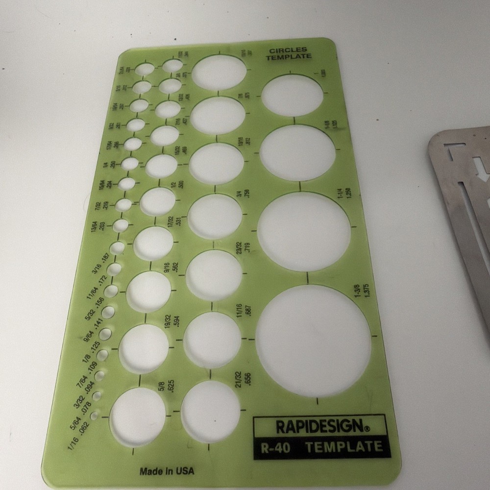 Vintage Engineering, Drafting, Drawing Templates 12 Total, W German Made