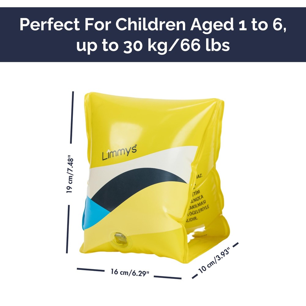 Limmys Premium Kids Floaties – Safe & Comfortable Arm Floaties for Toddlers a...