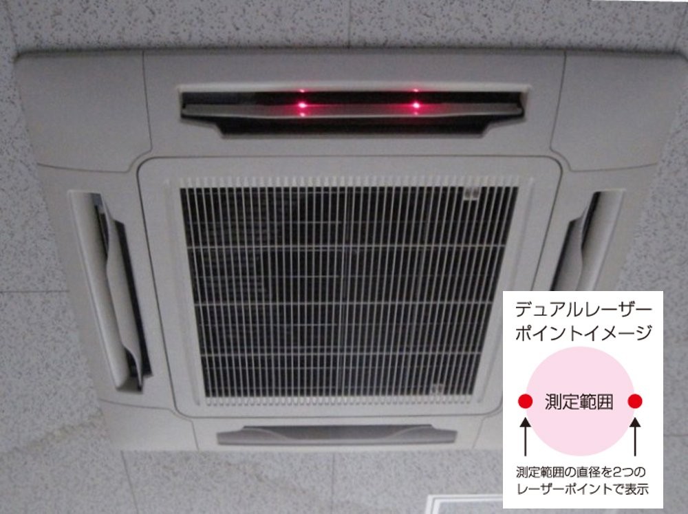 Radiation Thermometer E Dual Laser Point Function Variable Emissivity Type 73036