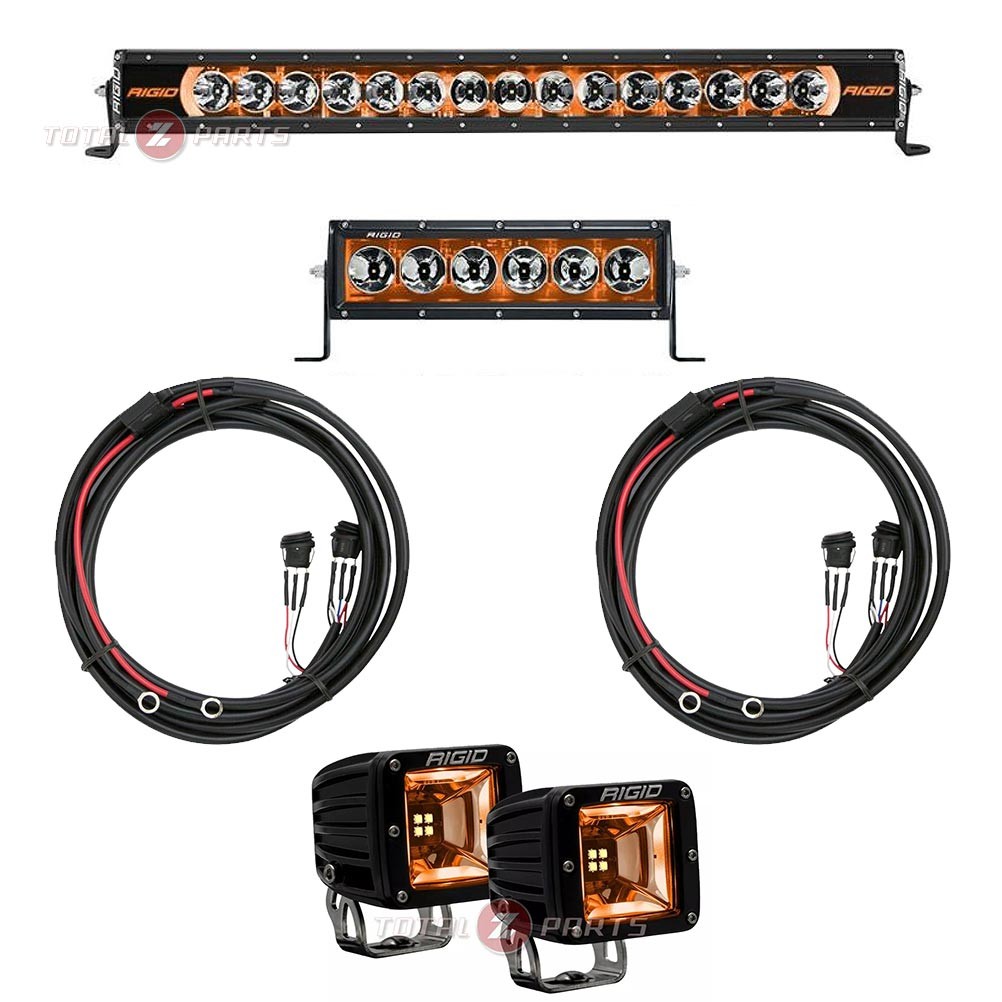 RIGID® 10" & 40" Radiance+ RGBW Light Bars, Pair of Scene Pods, Wiring Harnesses