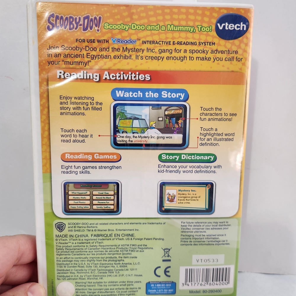Vtech V.Reader Scooby-Doo and a Mummy, Too! Interactive Reading System 5-7yr