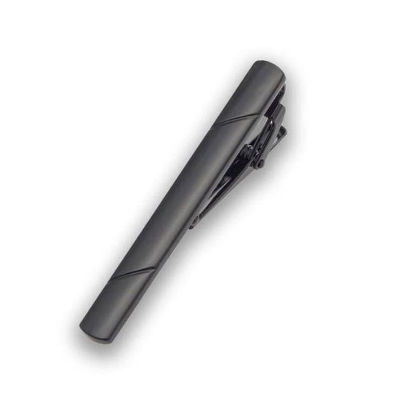 4PCS Stainless Steel Tie Clip Necktie Bar Clasp Clamp Pin Gold Black Silver Mens