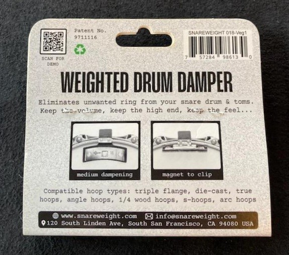 Snareweight V1 Vegan