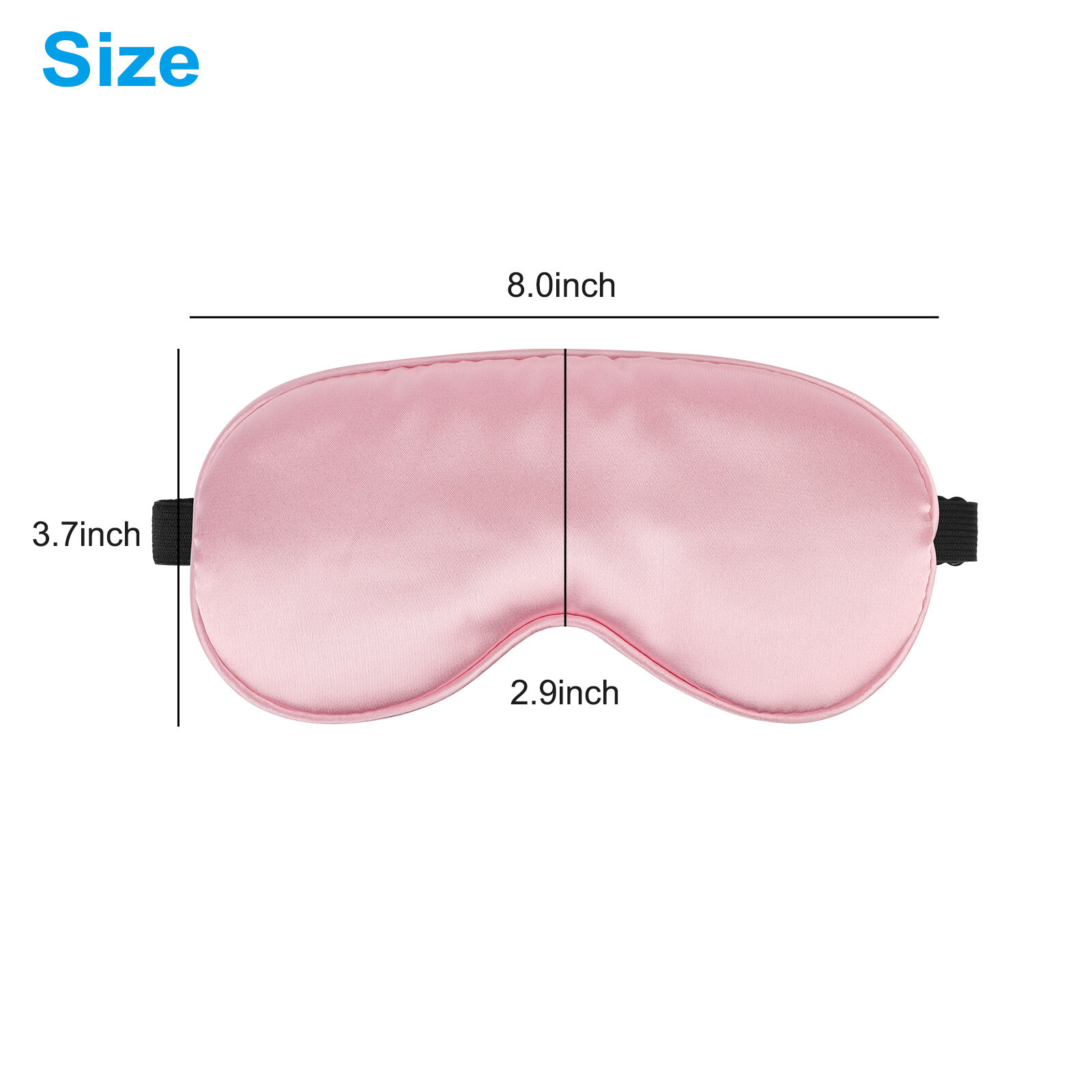 3pcs Travel Eye Mask Sleeping Soft Padded Shade Cover Rest Relax Sleep Blindfold
