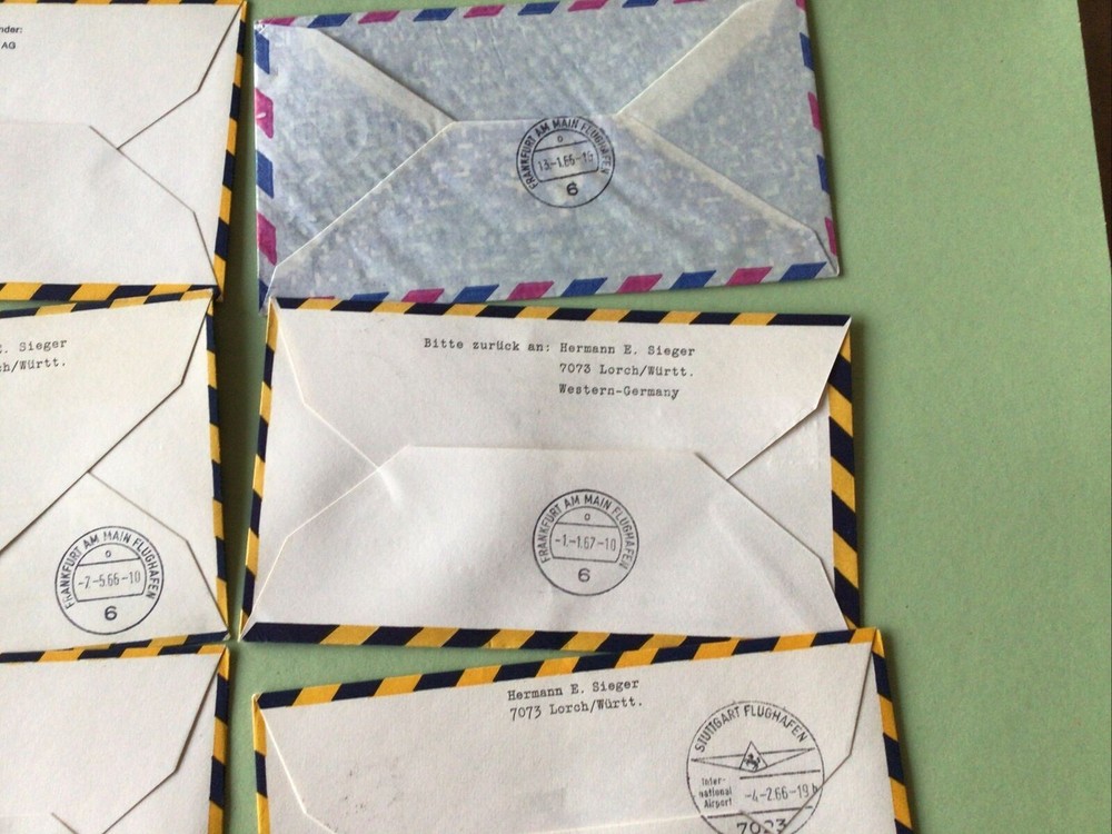 Airmail stamps covers 12 Mixed World Covers Ref A1332