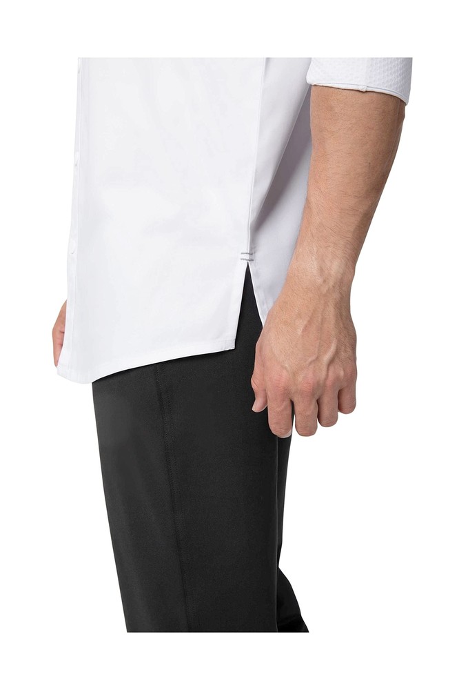 Chef Works mens Tulum Chef Coat Large White