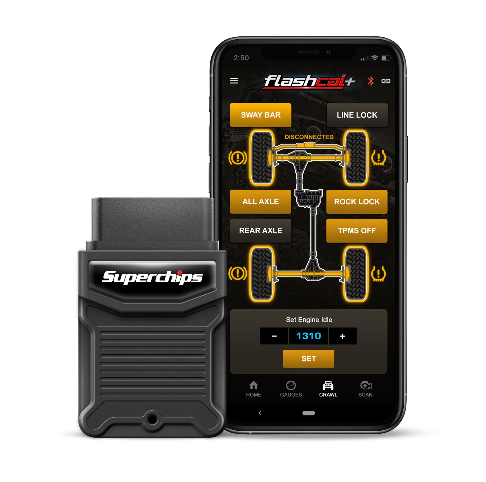 SuperChips Computer Chip Handheld Monitor for Wrangler JK JL / Gladiator JT