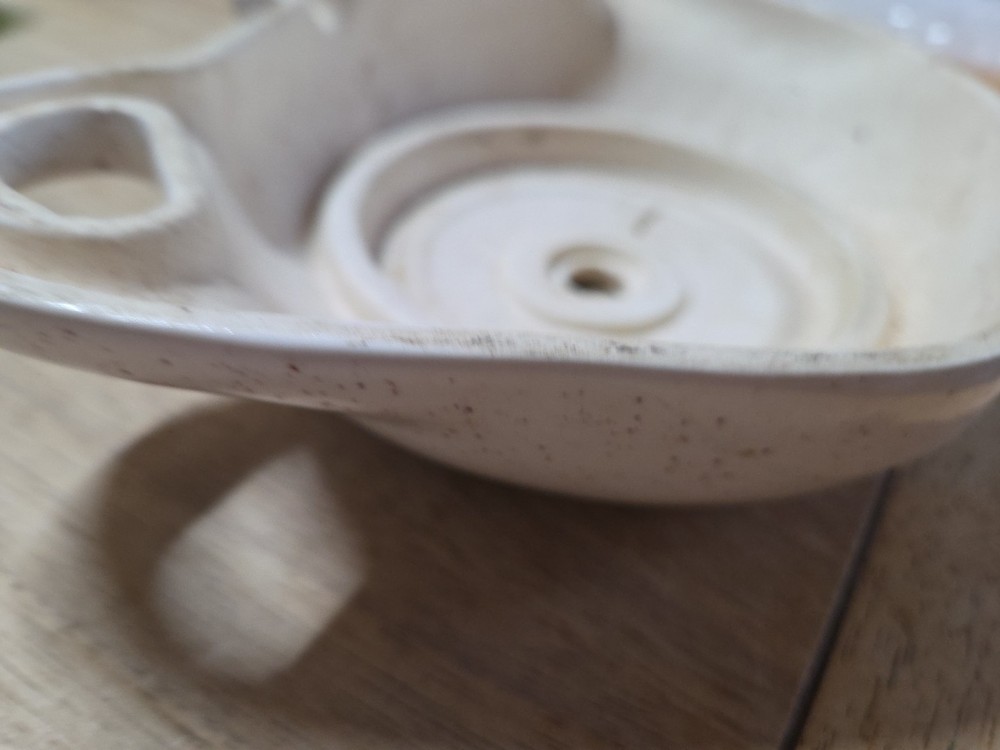 Tea\Coffee Pot Sessions Clock Ivory Ceramic: No Clock Restore Project A32