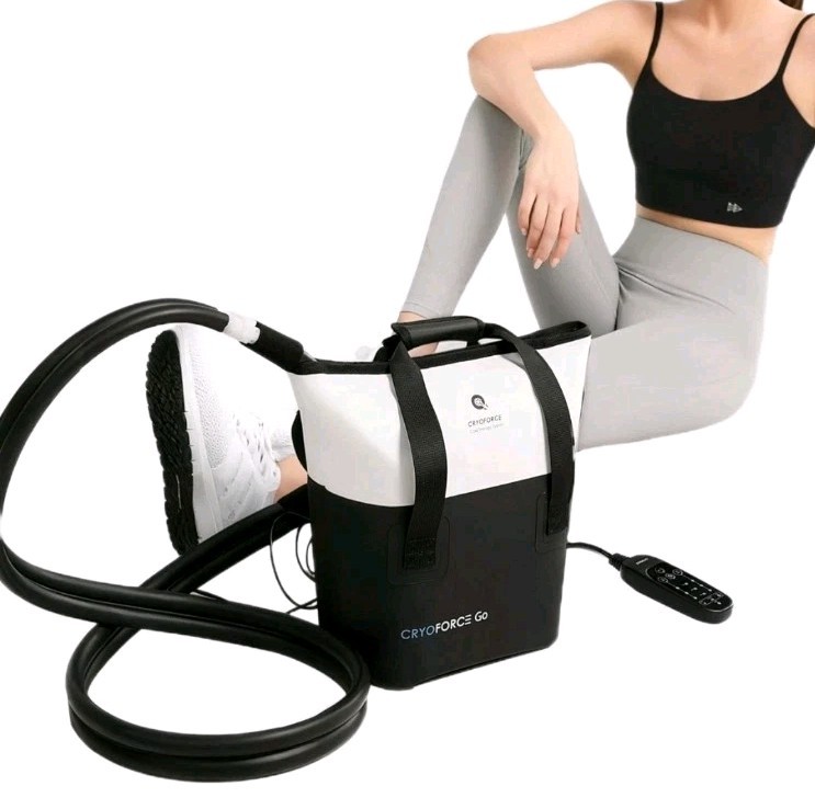 New CryoForce Go CF-2 Cold Therapy System Portable Ice Machine Foldable White