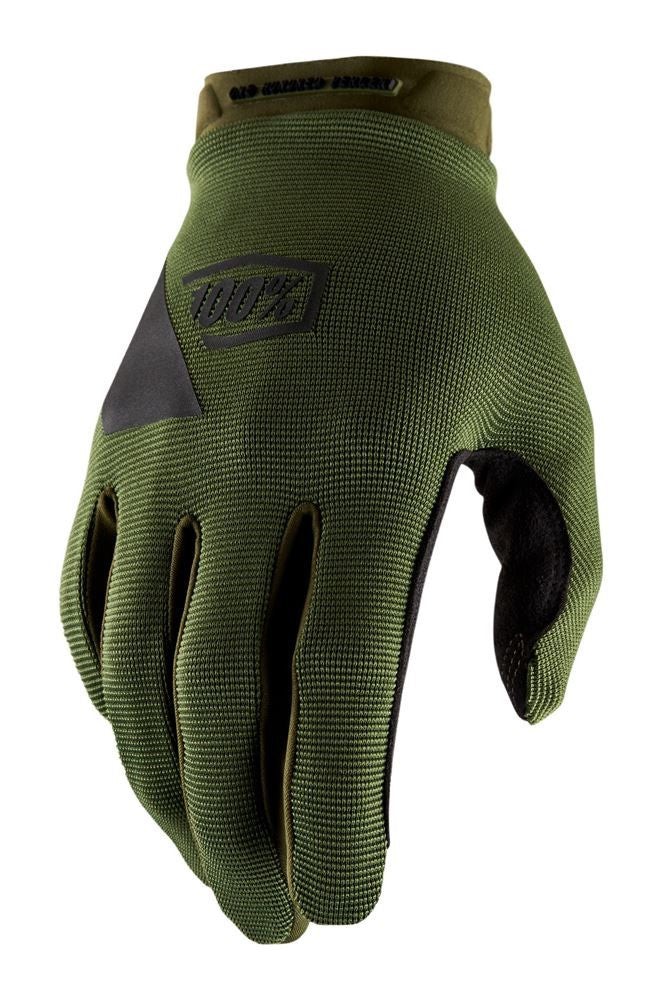 100% Ridecamp Glove - Green-Black