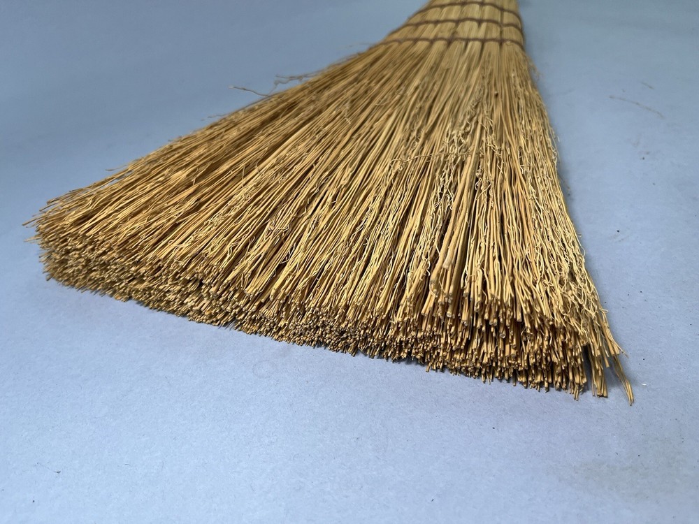 Hearth Broom Bone Handle Rustic Primitive Unique 26” Vintage