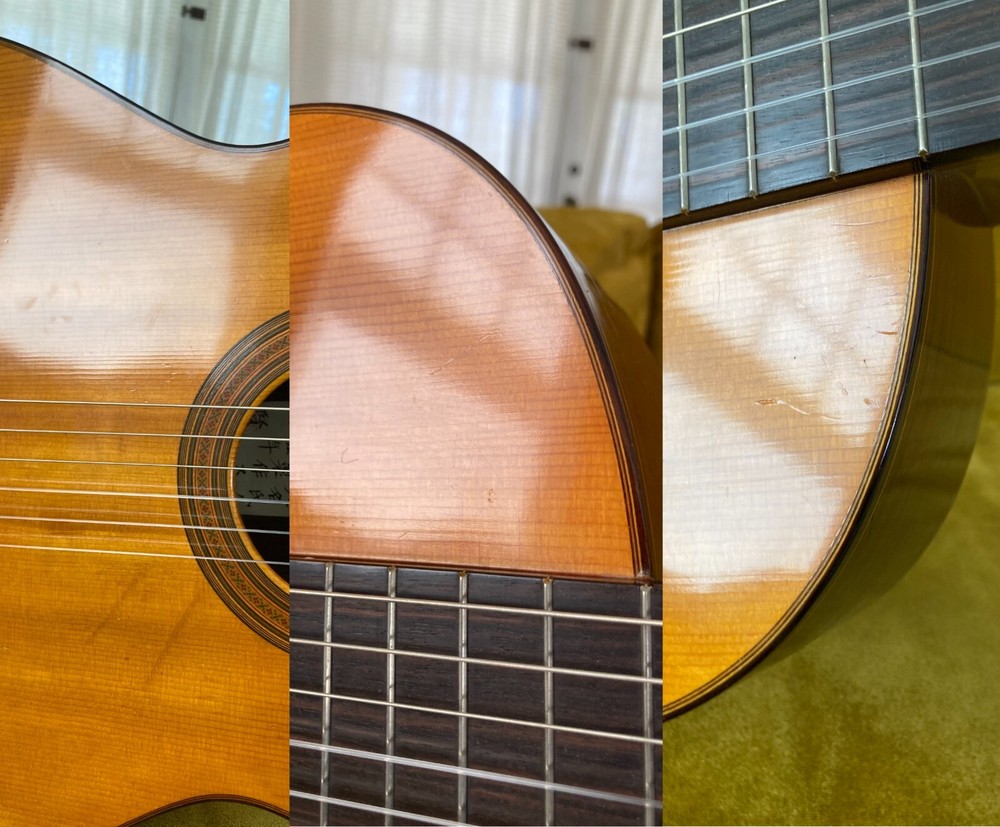 Masaru Kono (Kohno) 1965 No. 3D custom classical guitar – solid woods, Kolb