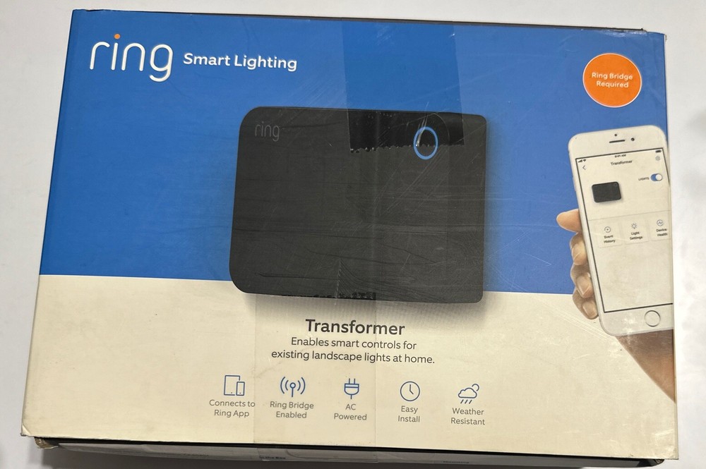 Ring Smart Lighting Transformer (Ring Bridge Required) Black