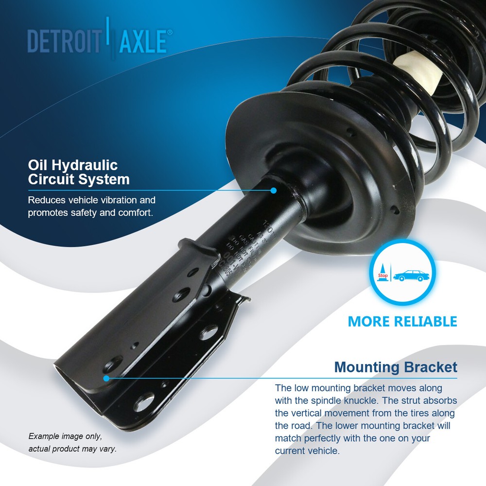 Front Struts w/ Coil Spring for Cadillac DTS Deville Buick LeSabre Olds. Aurora