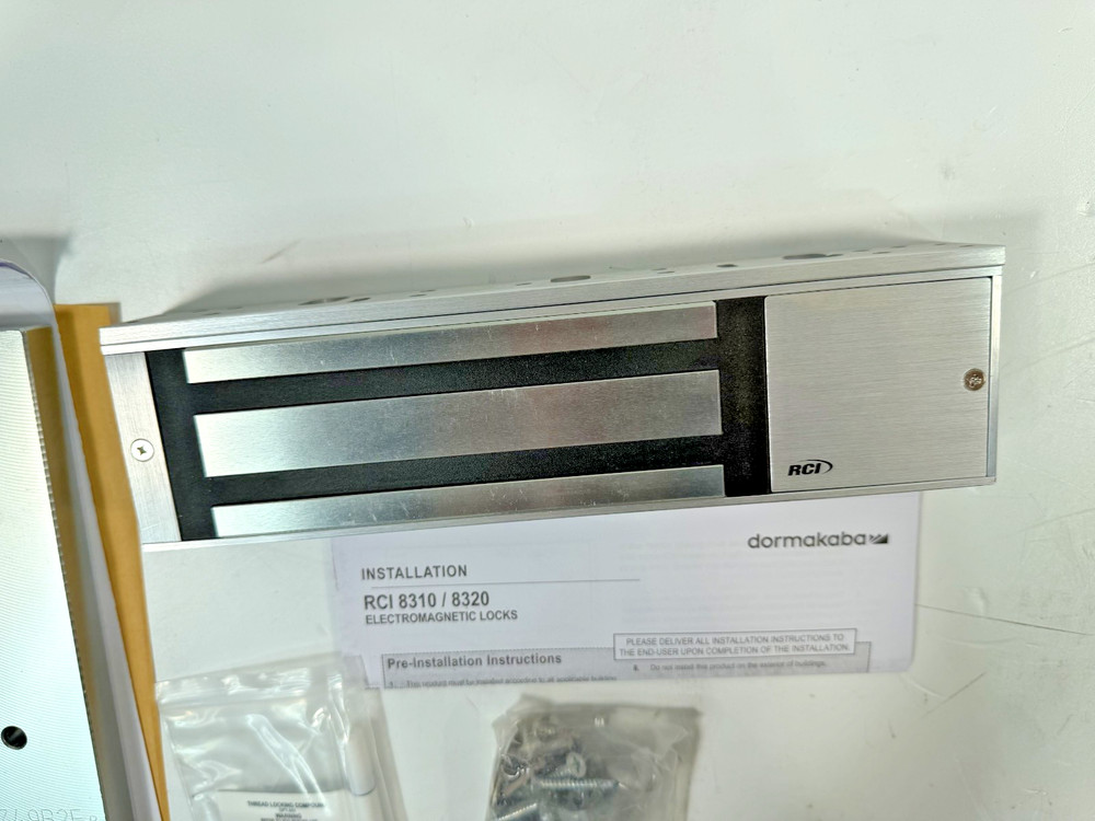 RCI 8310 MultiMag Electromagnetic Lock with Door Status Sensor