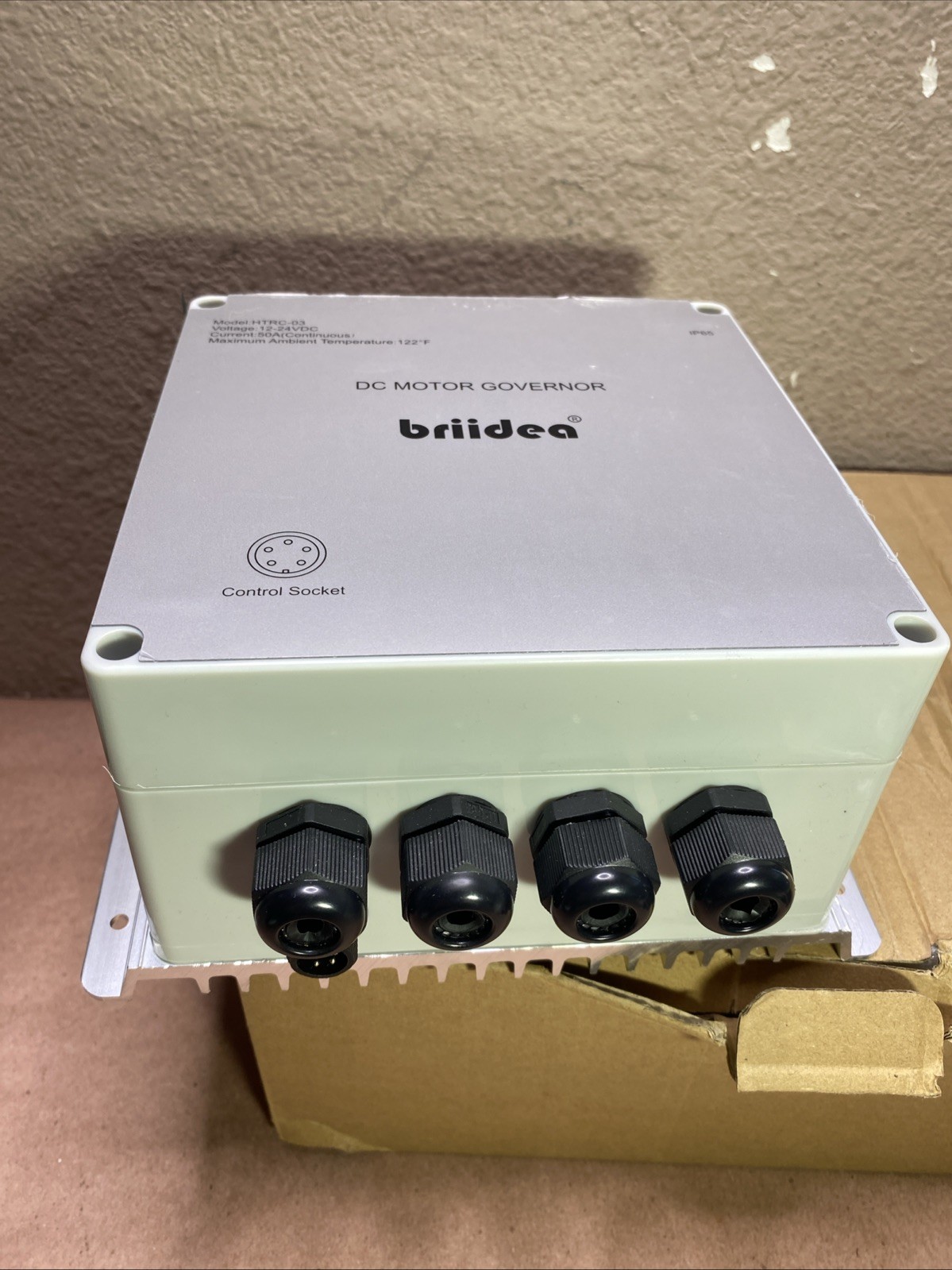 PWM Controller BRIIDEA 12V/24V 50A DC Motor Speed Handle Control