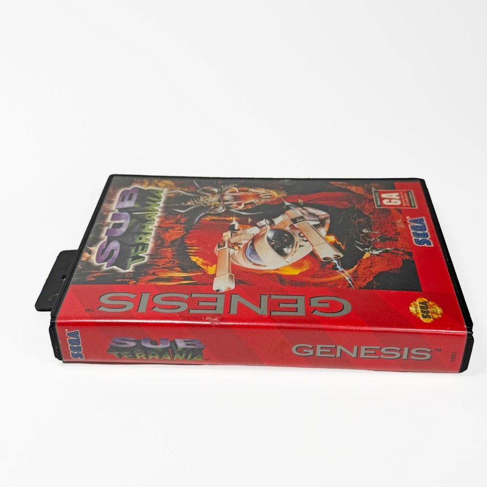 Sub Terrania Sega Genesis Authentic Case Only – Original Box