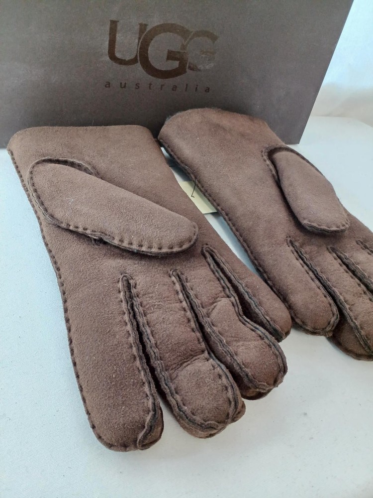 Shearling Gloves With Ugg Tag