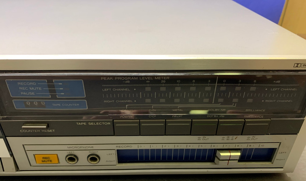 TEAC V-350C STEREO DOLBY B & C AUDIO CASSETTE DECK WITH MANUAL - TESTED!