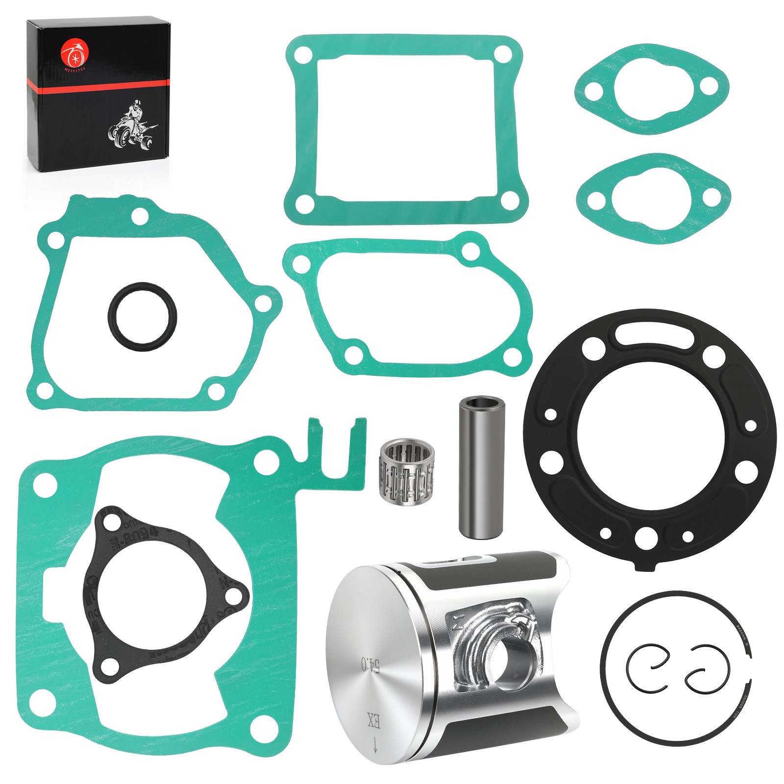 Top End Rebuild Kit 54mm Size B Piston For Honda CR125R 1992-1999 13110-KZ4-505